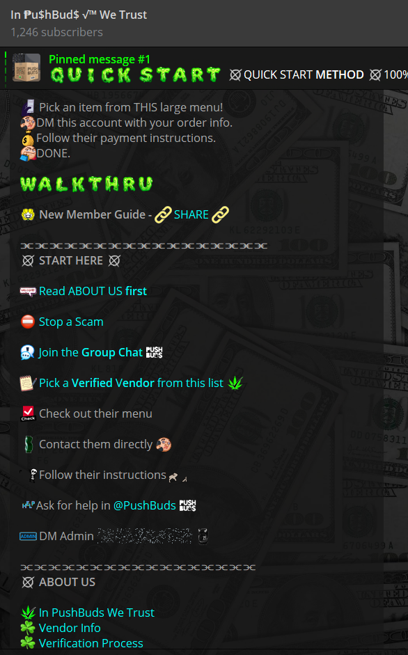 PushBuds is a Vendor Verification Service, Telegram Group, Telegram Channel, Telegram bot, Telegram Messenger